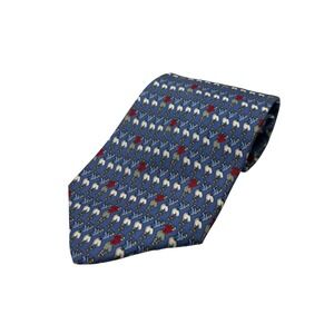 Beaufort The‎ Tie Rack Men's Necktie Golf Theme Blue Novelty Pattern